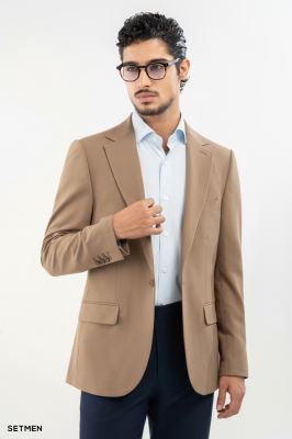 کت تک مردانه یقه انگلیسی