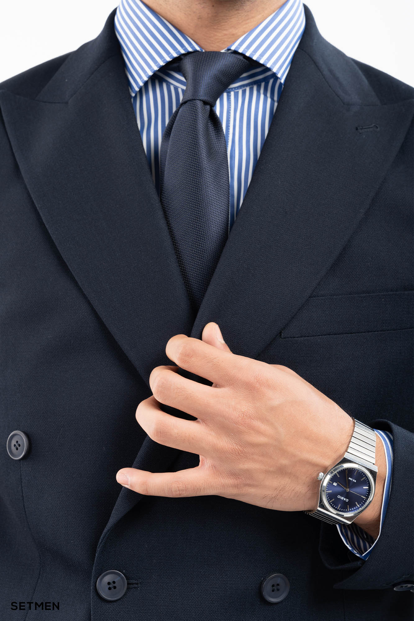 کت و شلوار مردانه دبل برست خاویاری