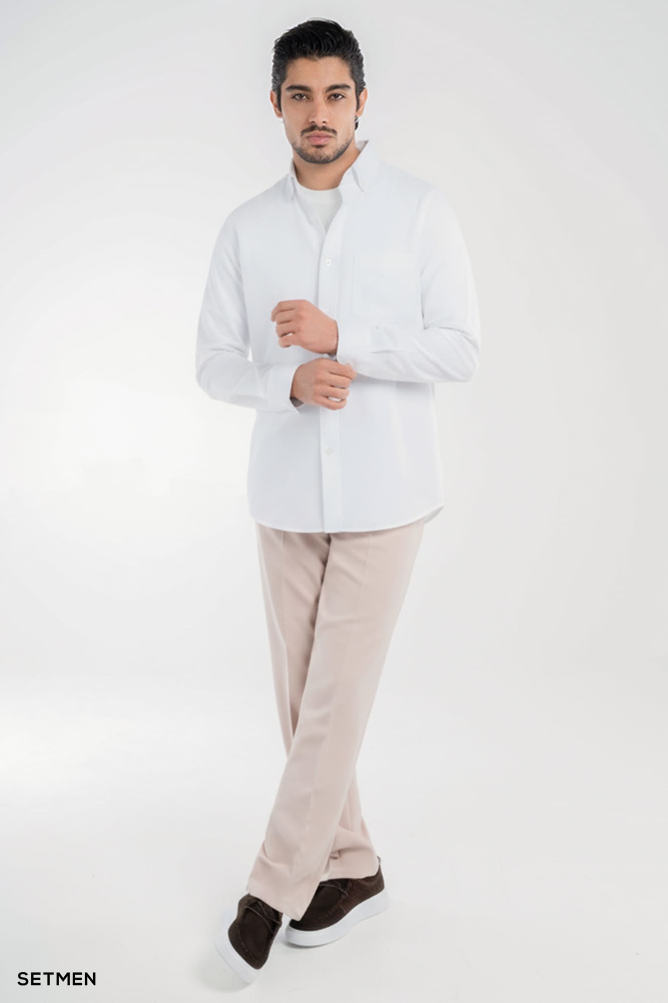 پیراهن مردانه جیب دار کج راه