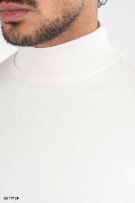 یقه اسکی مردانه آستین کوتاه