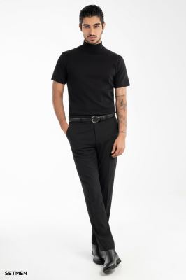 یقه اسکی مردانه آستین کوتاه