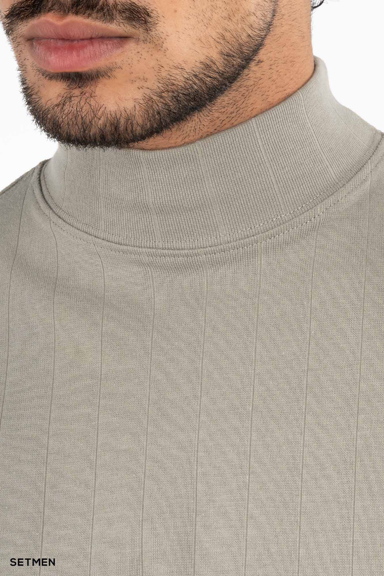 یقه اسکی مردانه آستین کوتاه