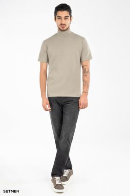 یقه اسکی مردانه آستین کوتاه