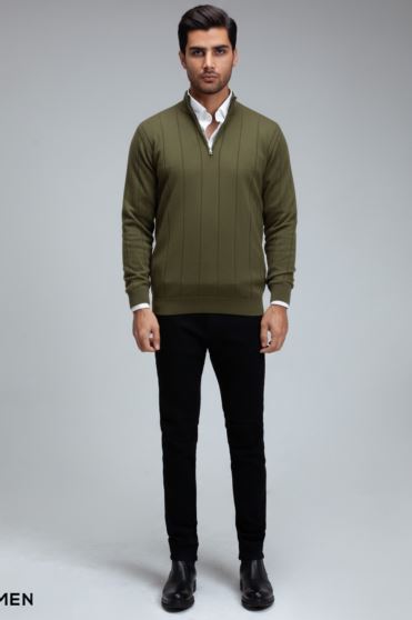 بافت مردانه نیم زیپ دیپلمات بافت مردانه نیم زیپ دیپلمات