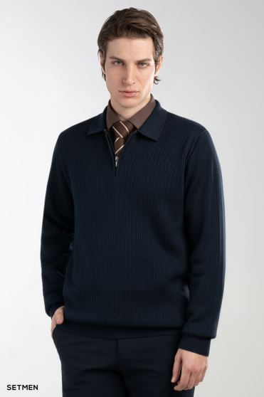 بافت مردانه نیم زیپ بافت مردانه نیم زیپ