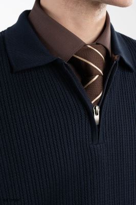 بافت مردانه نیم زیپ