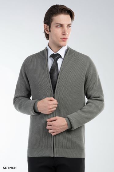 بافت مردانه آستین رگلان تمام زیپ بافت مردانه آستین رگلان تمام زیپ