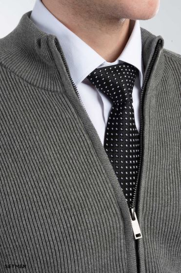 بافت مردانه آستین رگلان تمام زیپ بافت مردانه آستین رگلان تمام زیپ