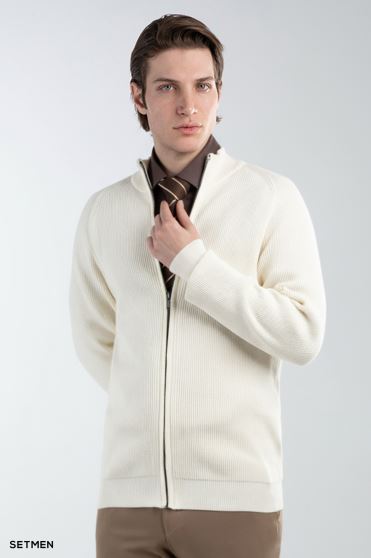 بافت مردانه آستین رگلان تمام زیپ بافت مردانه آستین رگلان تمام زیپ