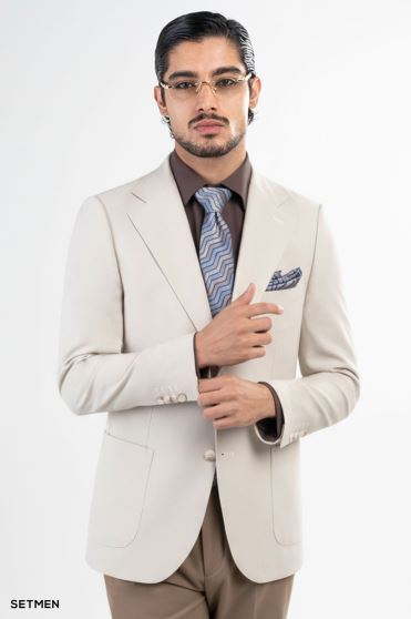 کت تک مردانه دو دکمه ساهارا کت تک مردانه دو دکمه ساهارا