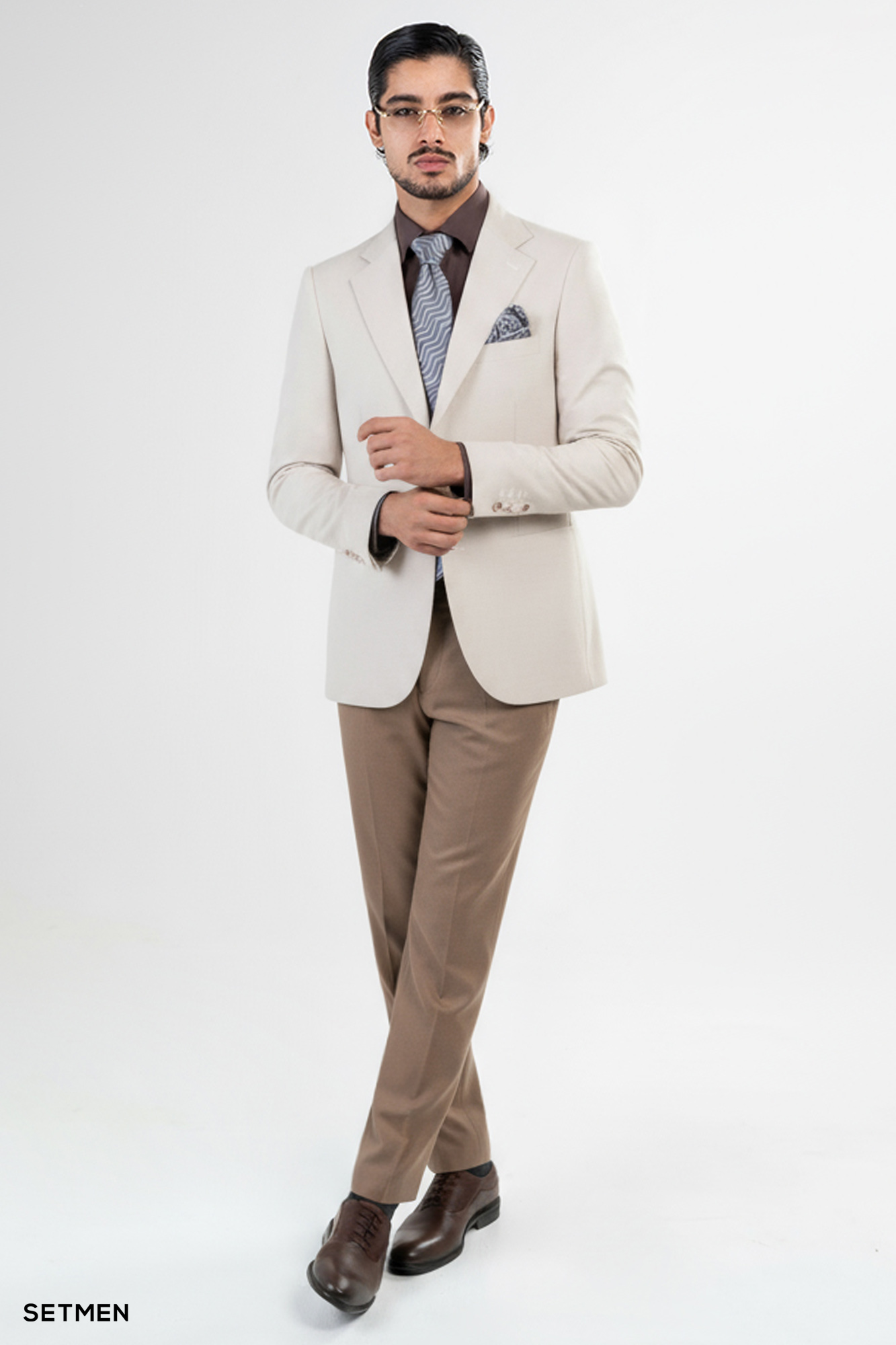 کت تک مردانه دو دکمه ساهارا