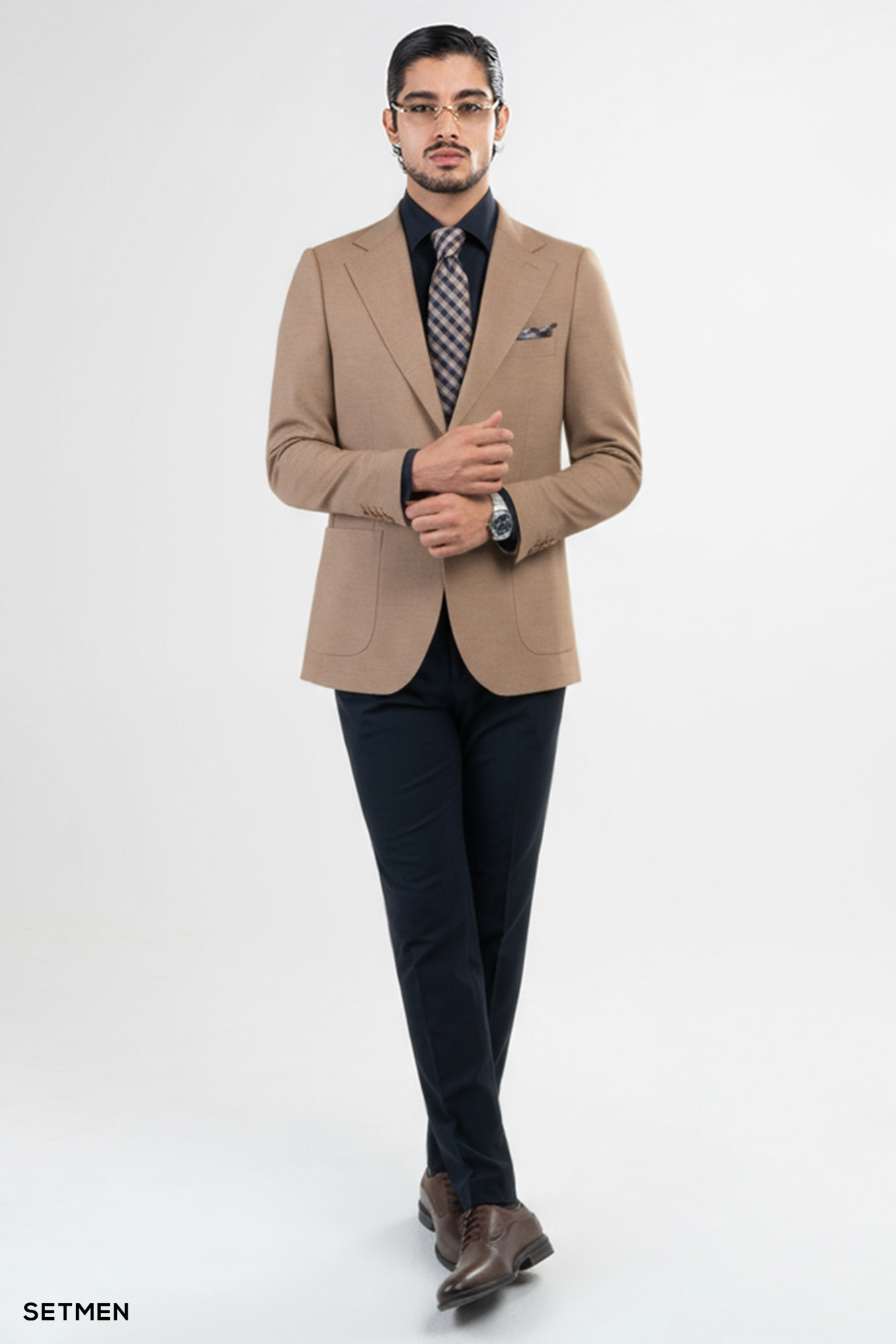 کت تک مردانه دو دکمه ساهارا