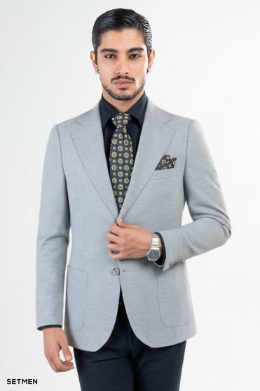 کت تک مردانه دو دکمه ساهارا کت تک مردانه دو دکمه ساهارا