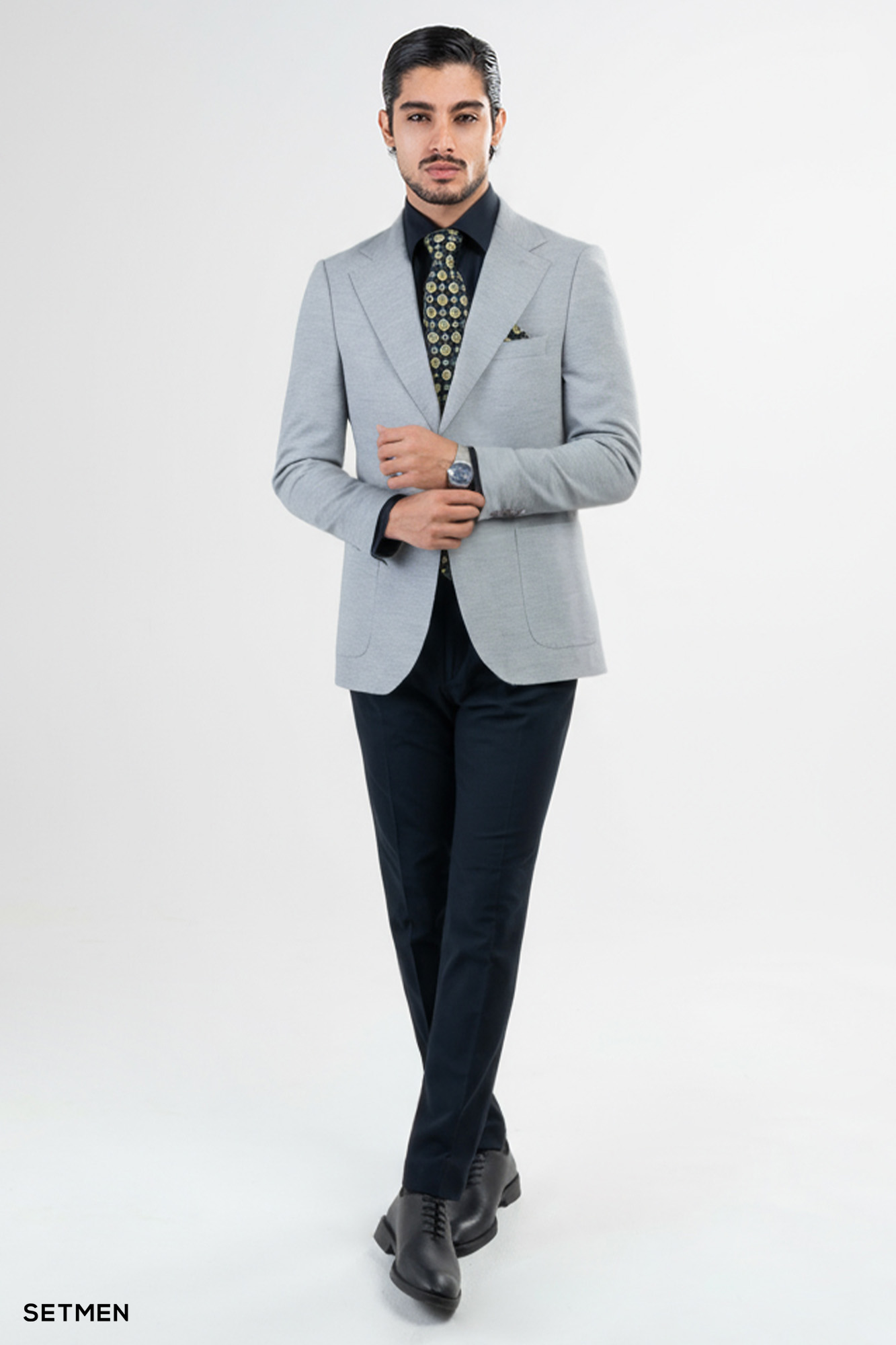 کت تک مردانه دو دکمه ساهارا