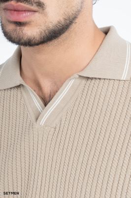 بافت مردانه یقه هفت اولد مانی