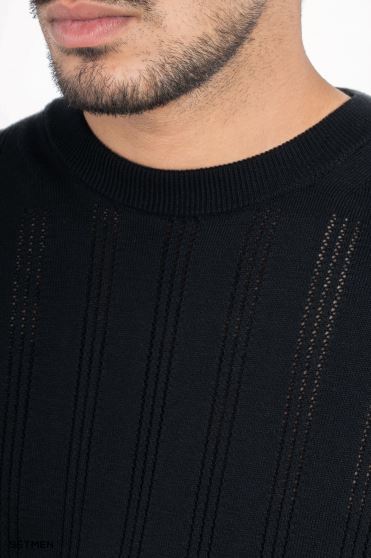 بافت مردانه یقه گرد کلاسیک بافت مردانه یقه گرد کلاسیک