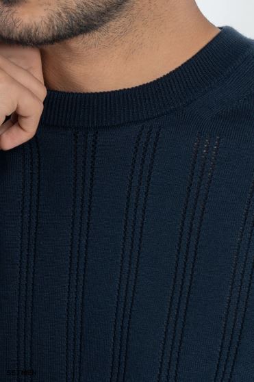 بافت مردانه یقه گرد کلاسیک بافت مردانه یقه گرد کلاسیک