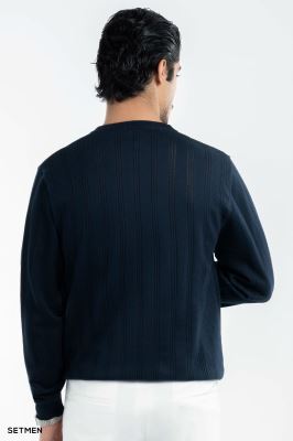 بافت مردانه یقه گرد کلاسیک