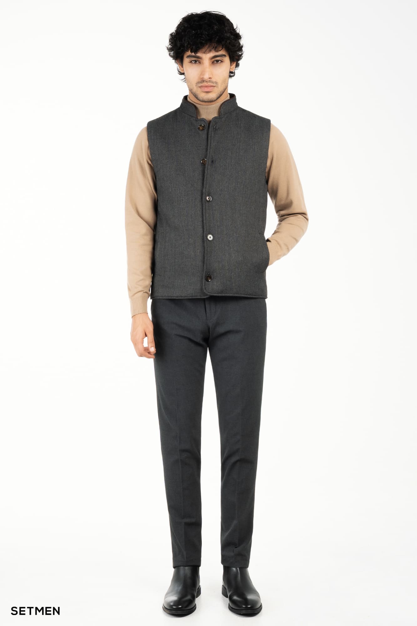 ژیله مردانه دکمه دار