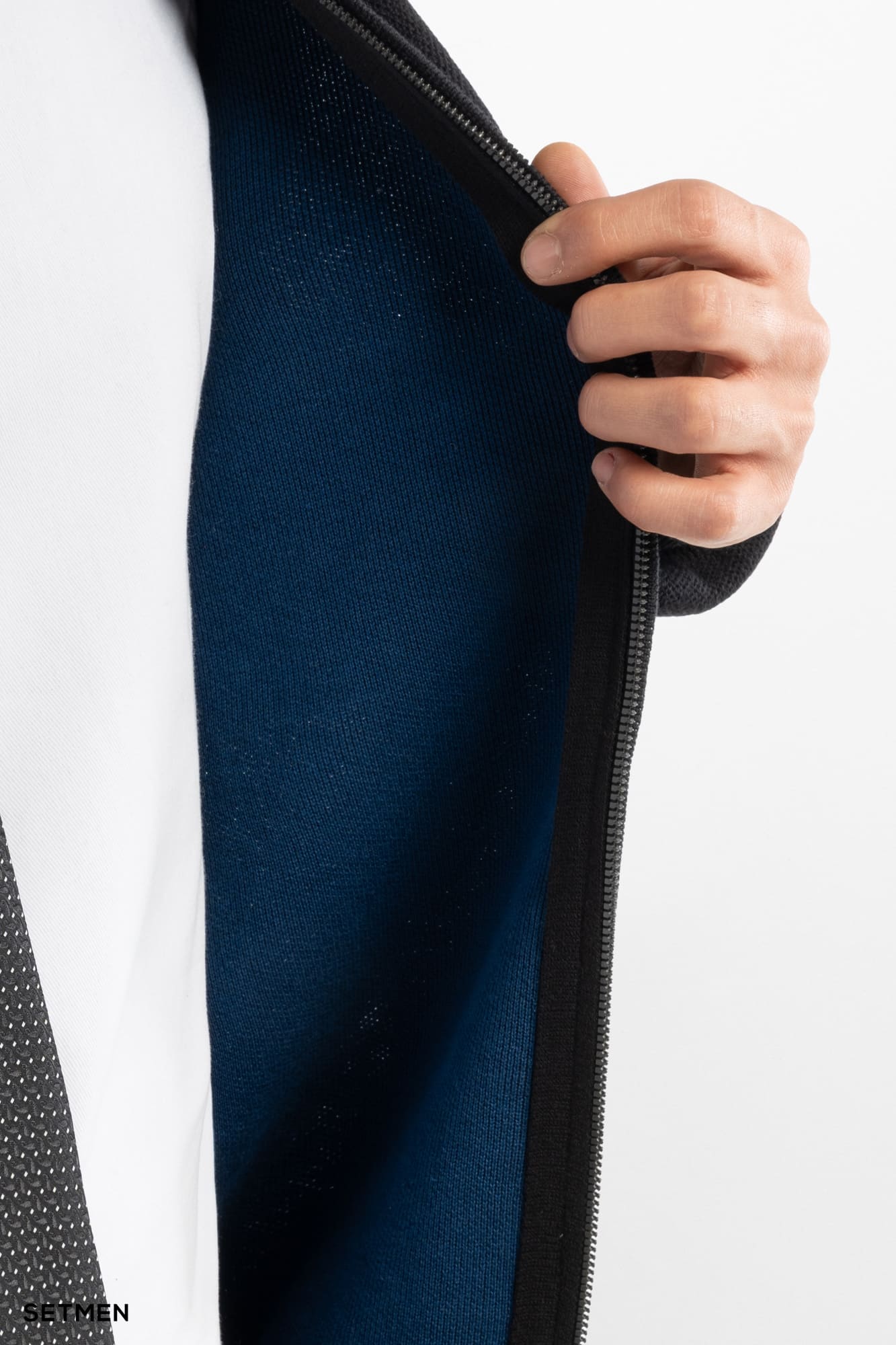 بافت مردانه تمام زیپ