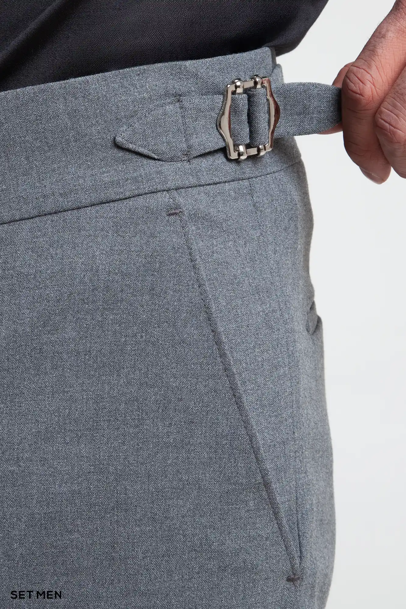 شلوار پارچه ای مردانه کمر پهن ایتالیایی